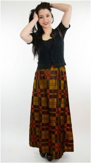 bryher gorgeous bronze and rust coloured vintage skirt maxi length in 