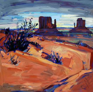 Monument Valley Utah Landscape Desert Original Oil Painting