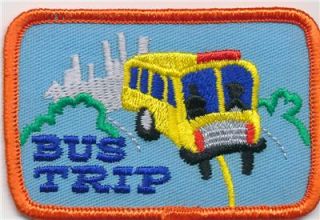 Girl Boy Cub Bus Trip Tour Ride Fun Patches Crests Badges Scouts 