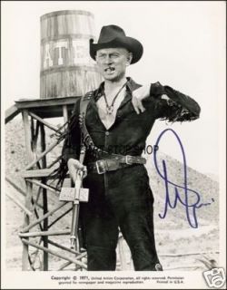 HAND SIGNED YUL BRYNNER AUTOGRAPH REPRINT