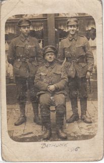 Group Middlesex Regiment in France Bethune 1916