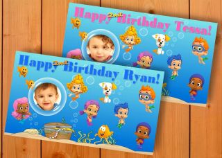 Bubble Guppies Custom Birthday Banner Party Decoration