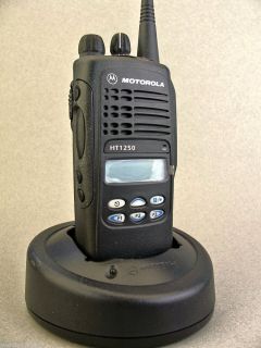 Mint Motorola HT1250 VHF 128CH Radio w New Accessories