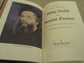  Budd and Benito Cereno Herman Melville 1980 1st Leather RARE