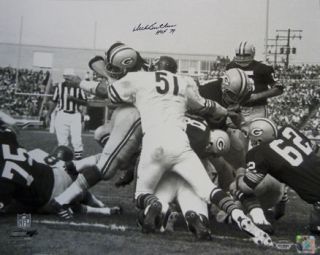 Dick Butkus Autographed Signed Chicago Bears 16x20 Pile vs Packers w 