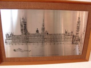 Stainless Engraving English Big Ben PARLIMENT Griffin