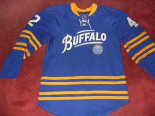 Buffalo Sabres Authentic NHL Center Ice Edge 40th Jersey throwback 