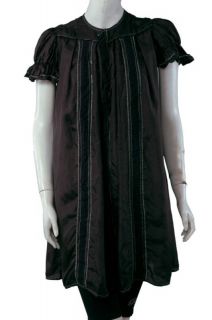 New $515 by Malene Birger Black Lace Silk Tunic Dress M