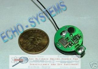 Micro Spy Crystal UHF Transmitter Bug Listening Device