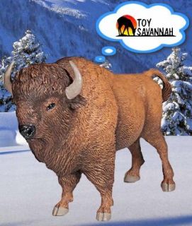 Papo Wild Life American Buffalo Bison 50119 Brand New