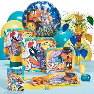   BUGS BUNNY BIRTHDAY PARTY PACK FOR 16 PARTYWARE PARTY SUPPLIES SET