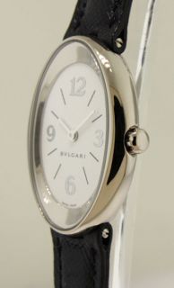 Bulgari Ladies Ovale 18k White Gold Swiss Made Watch OVW32GL N