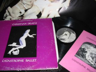   Catastrophe Ballet LP w Book Poster Rozz Williams Goth RARE 86