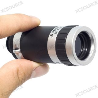 Optical 8 X Zoom Telescope Camera Lens Kit With Back Case For iPhone 