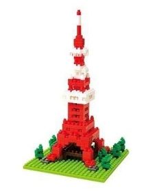  Nanoblock Tokyo Tower Japan Building Blocks