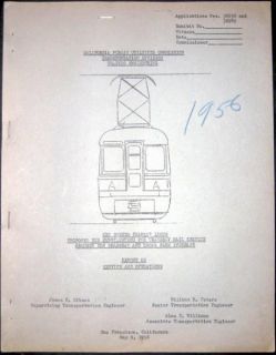 1956 Key System Transit Lines Bus Substitution for Transbay Rail 