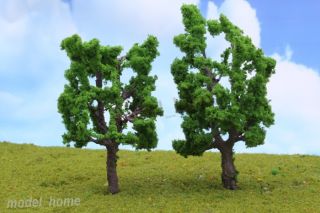   12cm Green Simulation Model Tree Layout Train View Building HO Scale