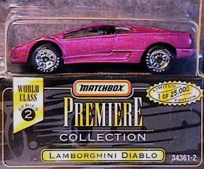 Matchbox Lamborghini Diablo World Class Series 2 Premiere Collection 
