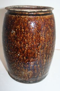 Killer Buncombe County Pottery Storage Jar with Great Glaze REDUCED 