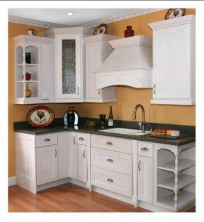 White Shaker Style Cabinets 10x10 RTA Kitchen Set Quick N Easy Kitchen 