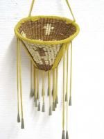 Native American Apache Indian Medium 10 Handwoven Burden Basket