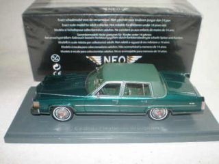 43 Neo Cadillac Fleetwood Brougham Green 1980 43555