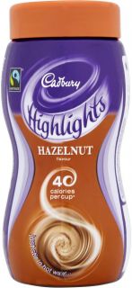 Cadbury Highlights Hazelnut Instant Hot Chocolate UK British Shipped 