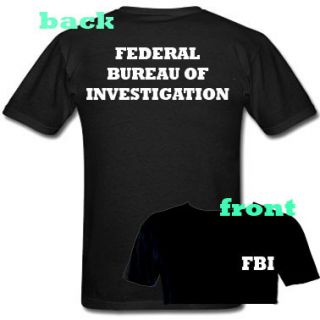 US FBI Federal Bureau of Investigation Shirt Cool Tees