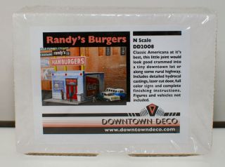 scale downtown deco randy s burgers kit