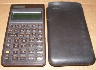 HP 42S Calculator Excellent Scientific w Case