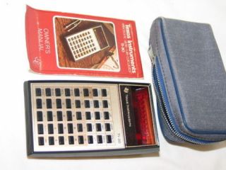 Texas Instruments TI 30 Calculator w Manual Case