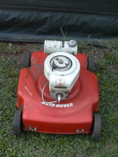 moto mower push mower has no handle runs but need carb cleaned and or 