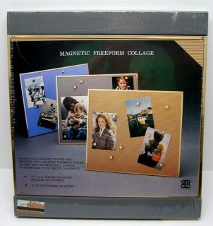 NEW BURNES MAGNETIC FREEFORM COLLAGE PHOTO PICTURE FRAME 11x13 (3 
