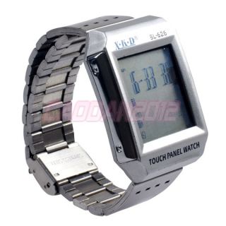 New LCD Touch Screen Panel Alarm Calculator Wrist Watch