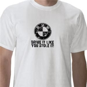 BMW Vintage Look Mens T Shirt Retro Funny Slogan Car