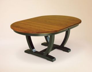 Amish Made Caledonia Oval Dining Table Requires 90 Days for Delivery 