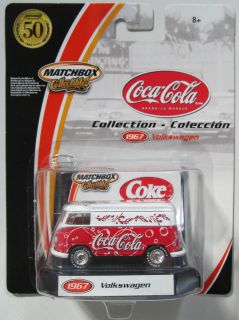 Matchbox Collectibles 50th Coca Cola 1967 Volkswagen Bus