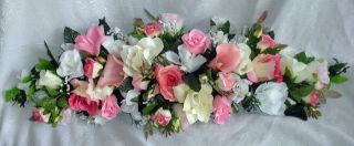 Gorgeous Swag Pink Centerpiece Silk Wedding Flowers Arch Decor Callas 