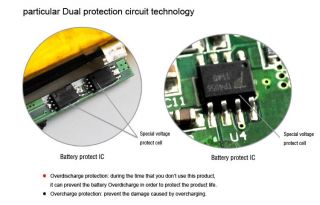 Real time capacity LED indicator, easily know the available power.