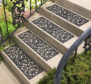 New 4 Butterfly Pattern Stair Treads Garden Outdoor Yard Decor