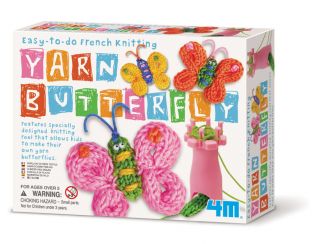 Childrens French Knitting Yarn Butterfly Easy to do Kit