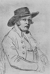 portrait of George Morland by J.R. Smith (1736–1804). N.B This 