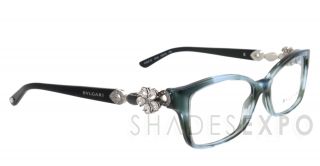 New Bvlgari Eyeglasses BV 4058B Black 5220 BV4058 53mm