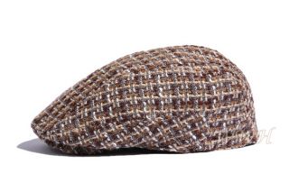 Luxury Cabby Driving Flat Cap Ivy Hat 24 1 2 IVXL2442