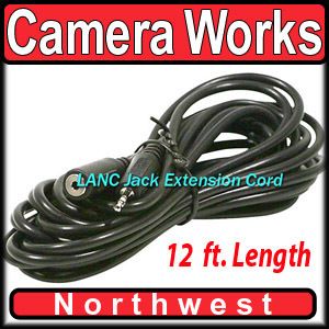 For JVC Camcorders LANC Jack Control L Extcord 12 Ft