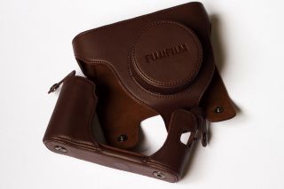 Camera Leather Case Bag Pouch Strap for Fujifilm LX X100 FinePix x10 