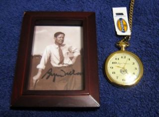 Fossil Byron Nelson Signed Le Unused Pocket Watch w Box