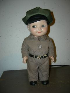  Vintage Buddy Lee Doll Station Attendant Uniform