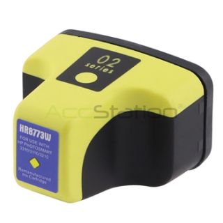 Yellow Ink for HP 02 HP02 Photosmart C5180 C7180 C7250