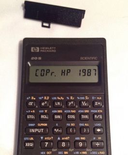  HP 20s Scientific Calculator w Case